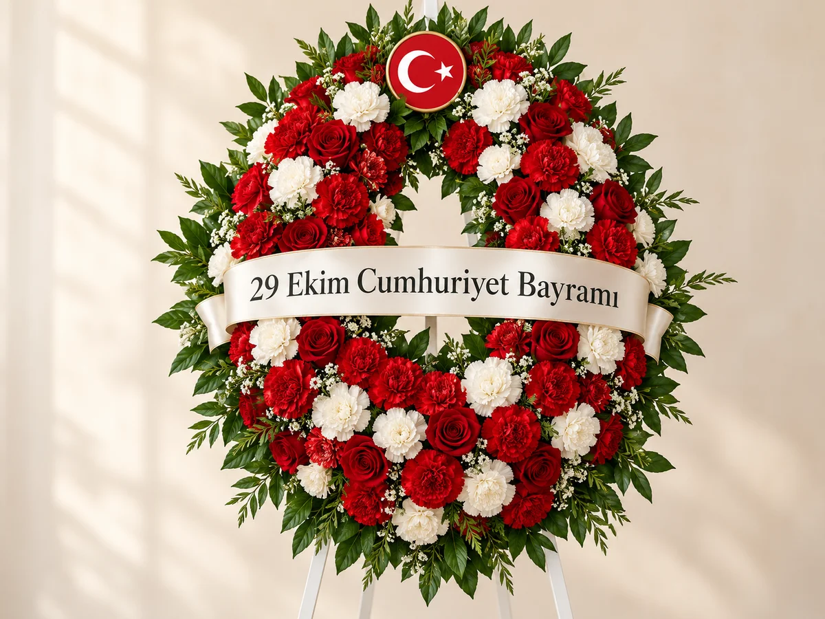 29 Ekim Cumhuriyet Bayramı için çiçek - Sivas Bahar Çiçekçilik